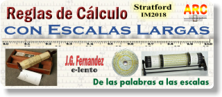 Reglas de calculo con escalas largas